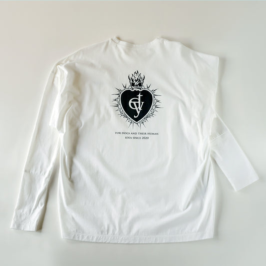 "With T" Long sleeve Logo print