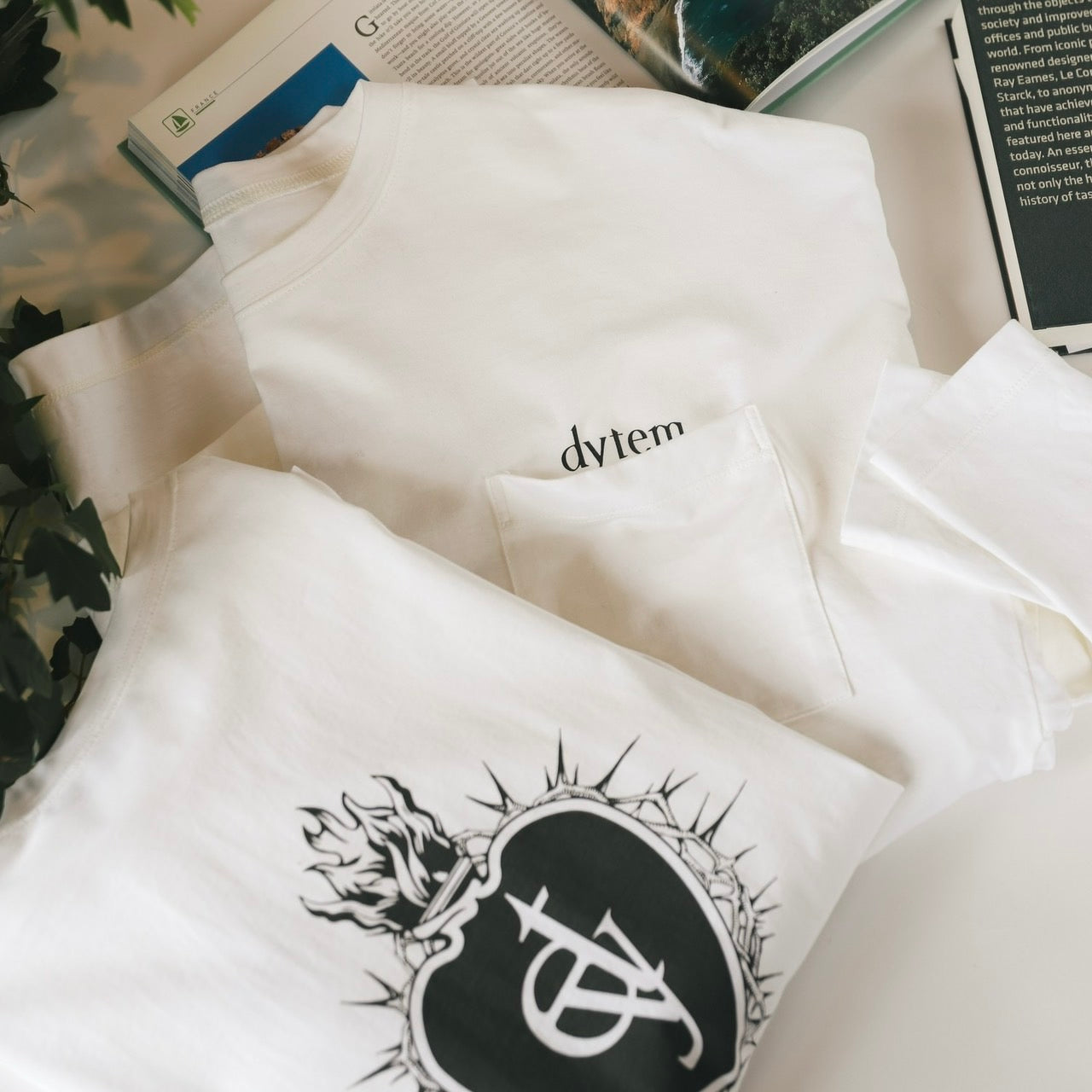 "With T" Long sleeve Logo print